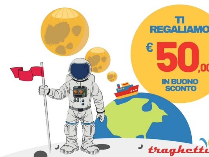 Traghettilines.it festeggia il Moon Day con un voucher omaggio