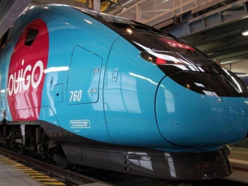 Tgv low cost, le prime immagini dei treni Ouigo a Marne-la-Vallée