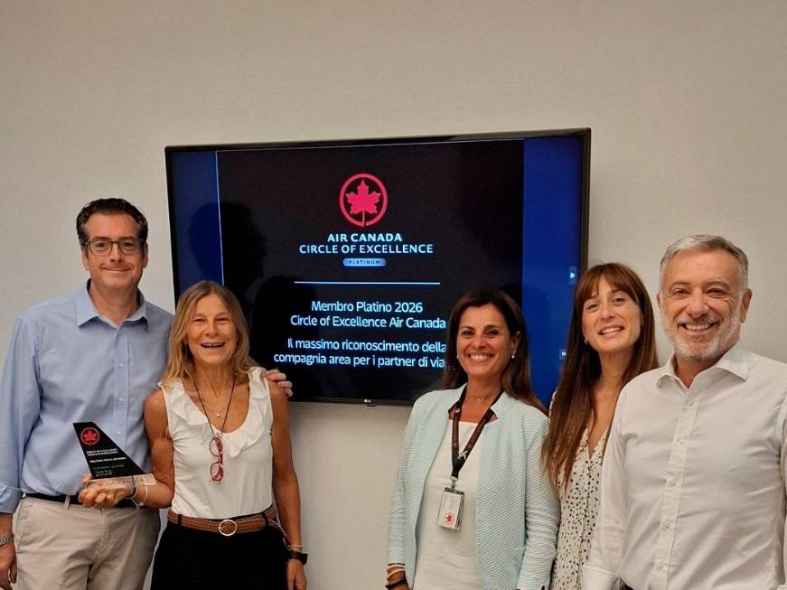 Welcome Travel Group nel Platinum Circle of Excellence di Air Canada