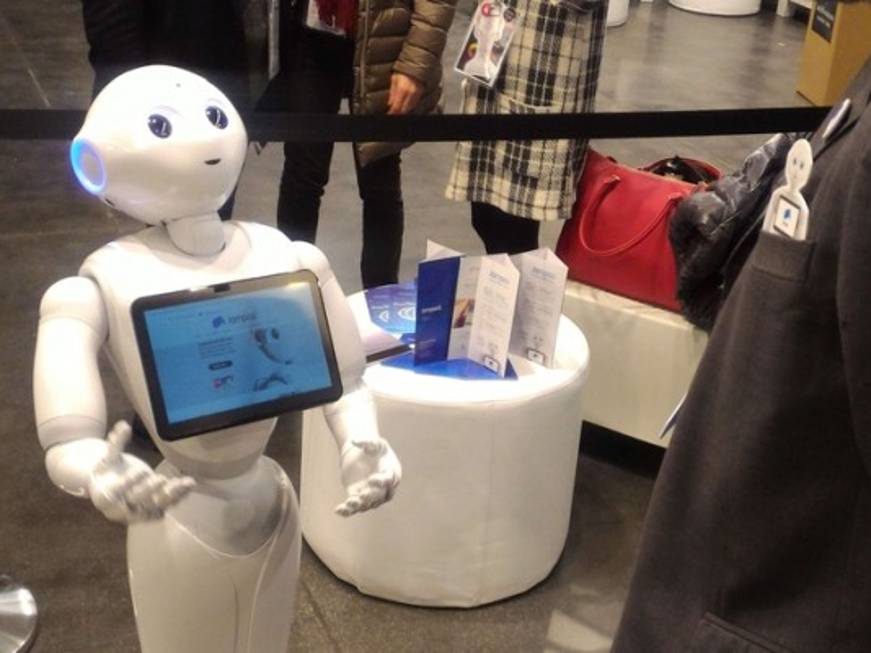 Paolo Pepper, il robot receptionist nato a Treviso