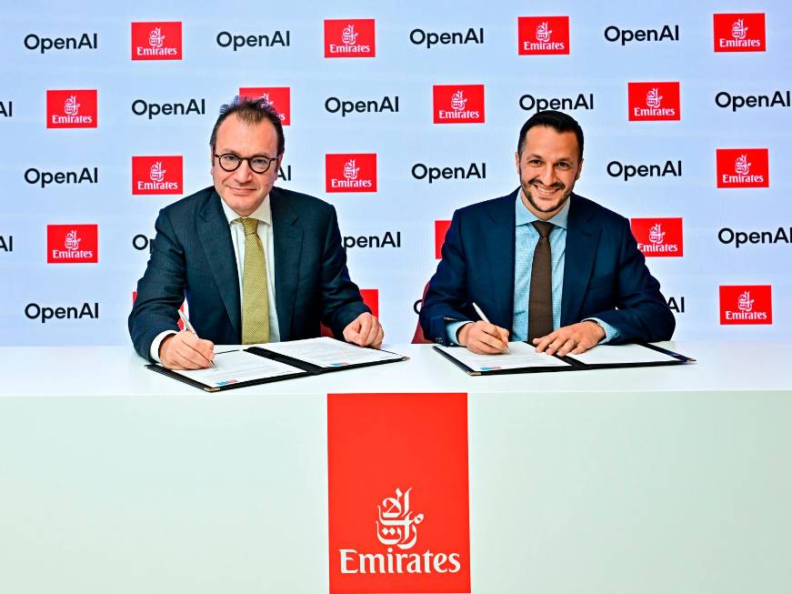 Emirates collabora con OpenAI per accelerare l’adozione dell’IA