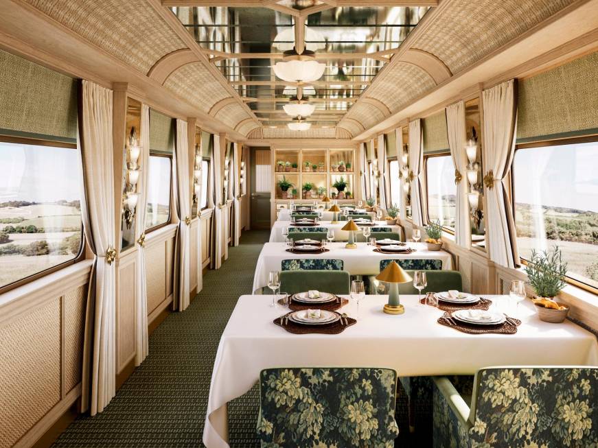 Belmond lancia il suo nuovo treno di lusso: Britannic Explorer. Le foto