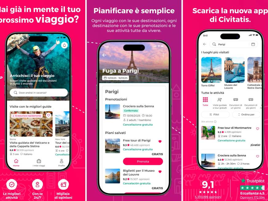Civitatis: nuova app per ridefinire la pianificazione dei viaggiatori