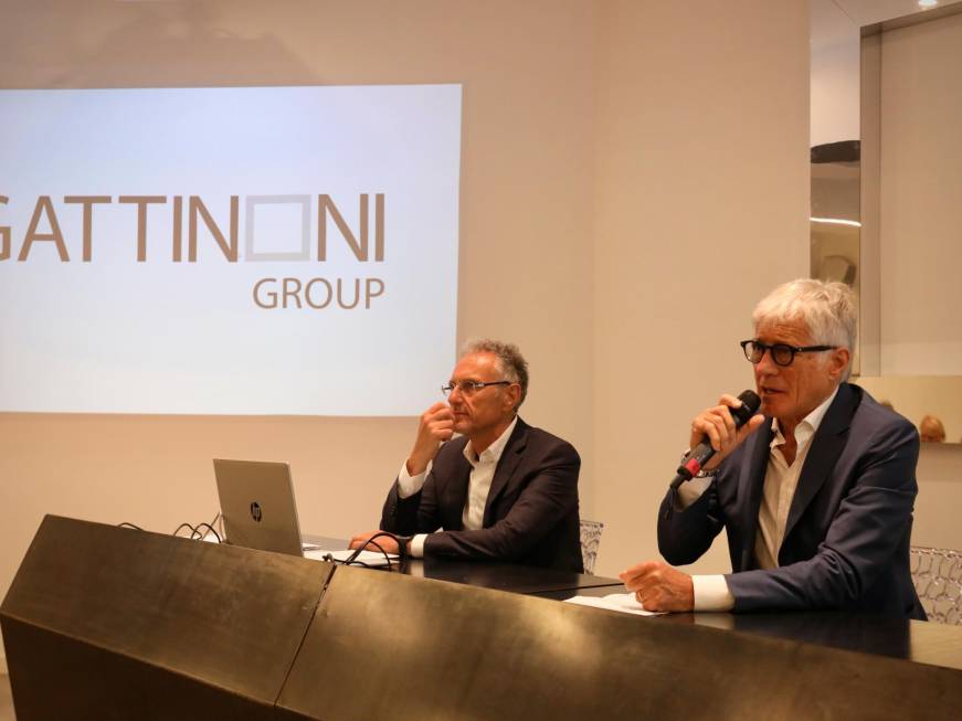 Ivano Barzago, cfo Gattinoni Group, e Franco Gattinoni, presidente di Gattinoni Group