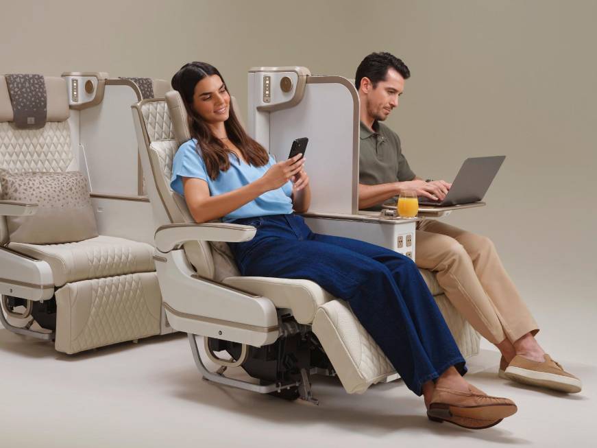 Emirates: l’evoluzione dei sedili di Premium Economy