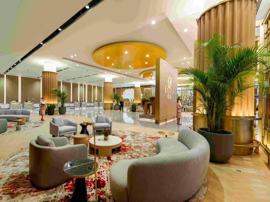 Apre Emirates First,le immaginidella luxury lounge
