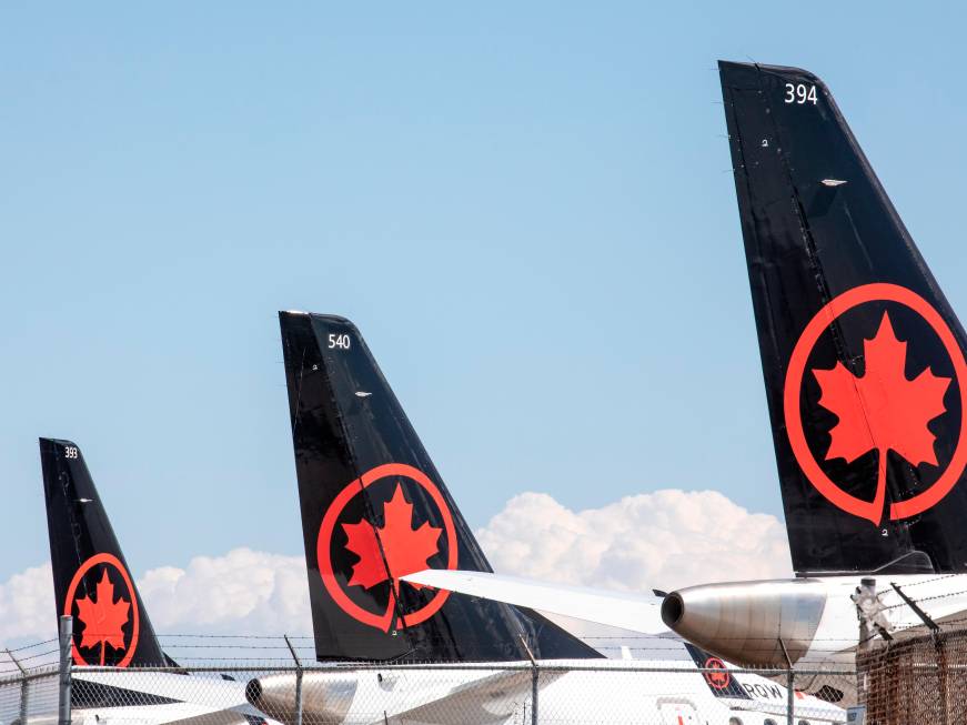 Van der Werfflascia Sas earriva in Air Canada