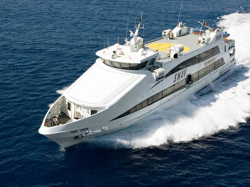 Snav tornaa collegare Eoliee Pontine