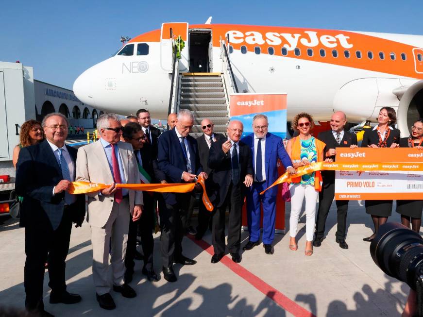 easyJet, al via&lt;br /&gt;il primo volo&lt;br /&gt;Malpensa-Salerno