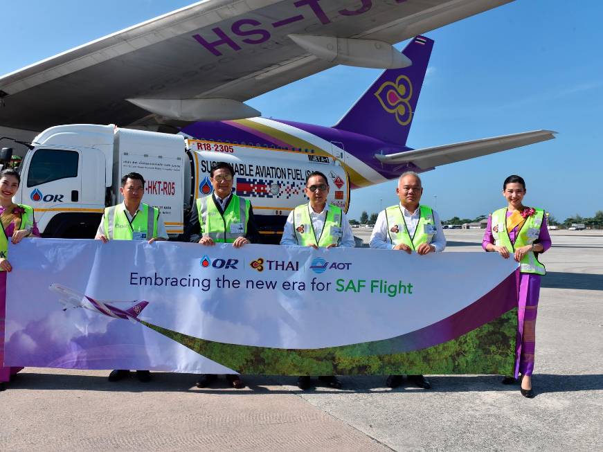 Thai Airways fa il punto sul suo programma di sostenibilità