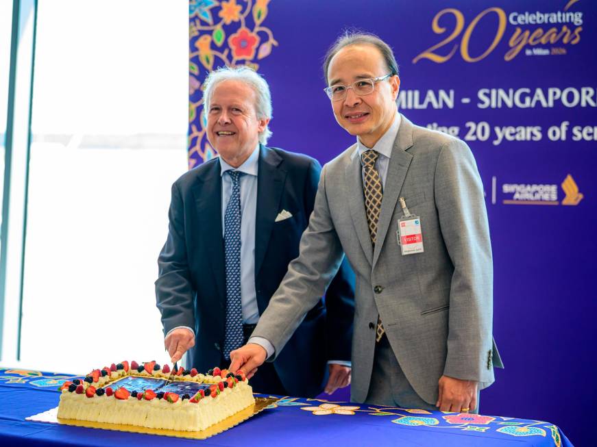 Vent’anni di collegamenti di Singapore Airlines su Milano